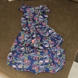 Japna Colorful Kids Dress with built-in shorts